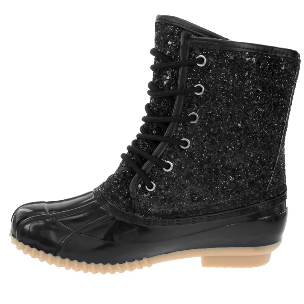 Sparkle rain boots